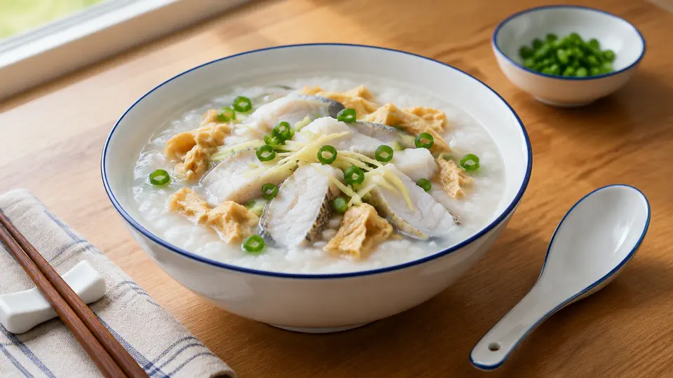 腐竹鱸魚片粥