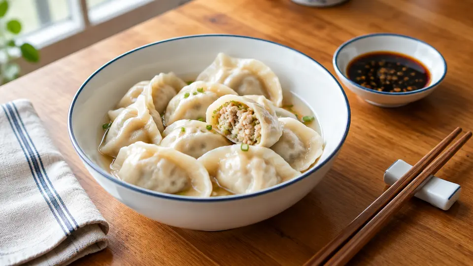 雞肉白菜水餃
