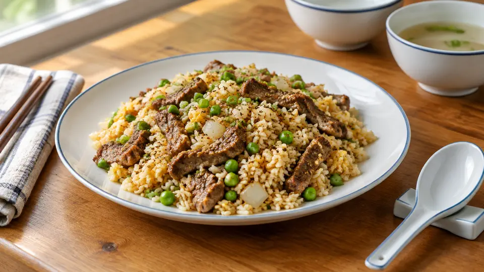 孜然羊肉炒飯