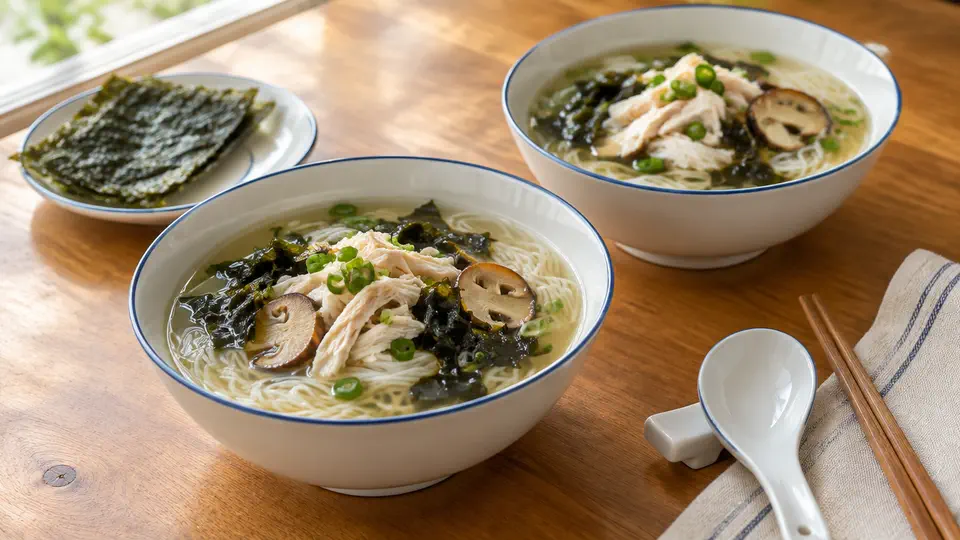 紫菜雞絲湯米線