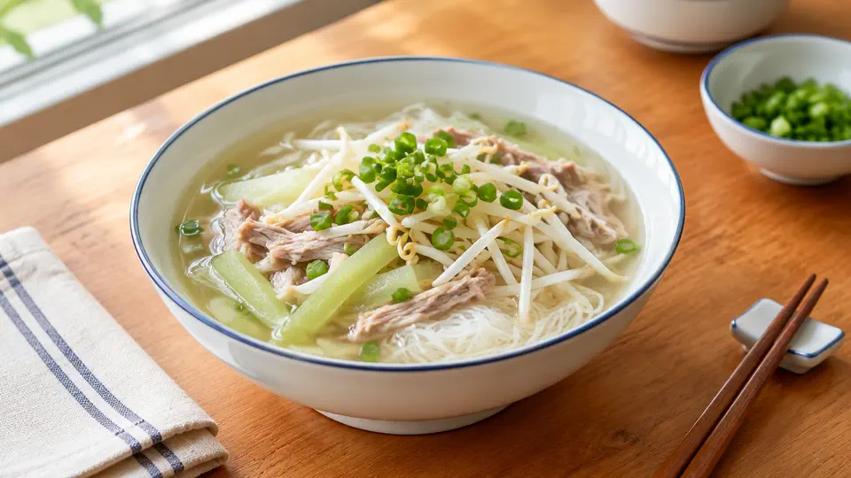 西瓜皮瘦肉湯米線