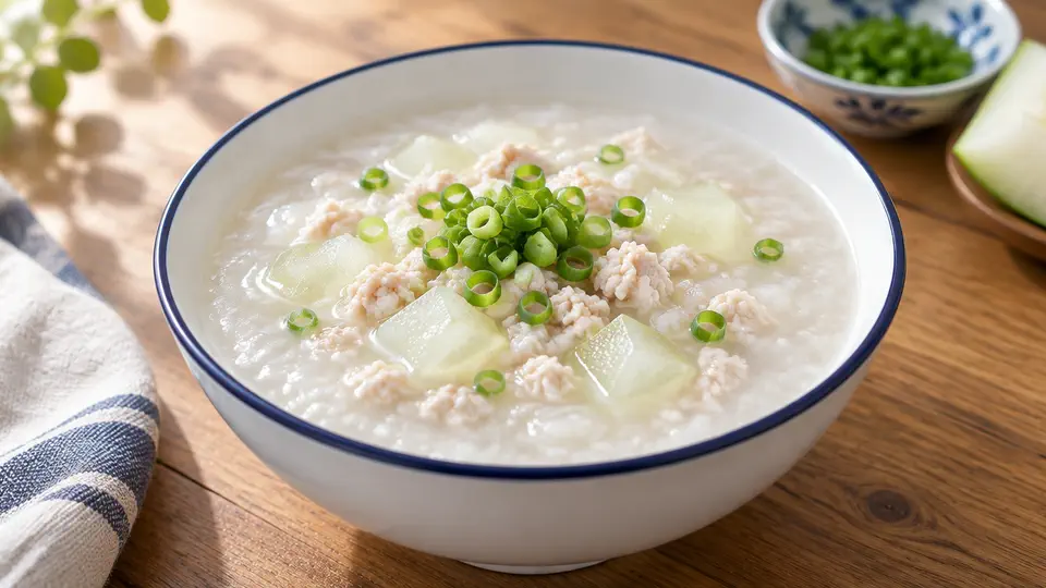 冬瓜雞茸粥