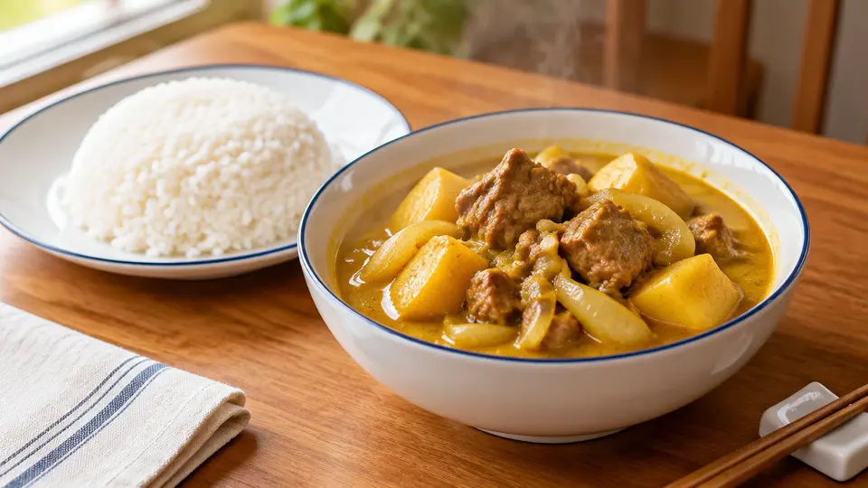 咖喱薯仔羊肉飯