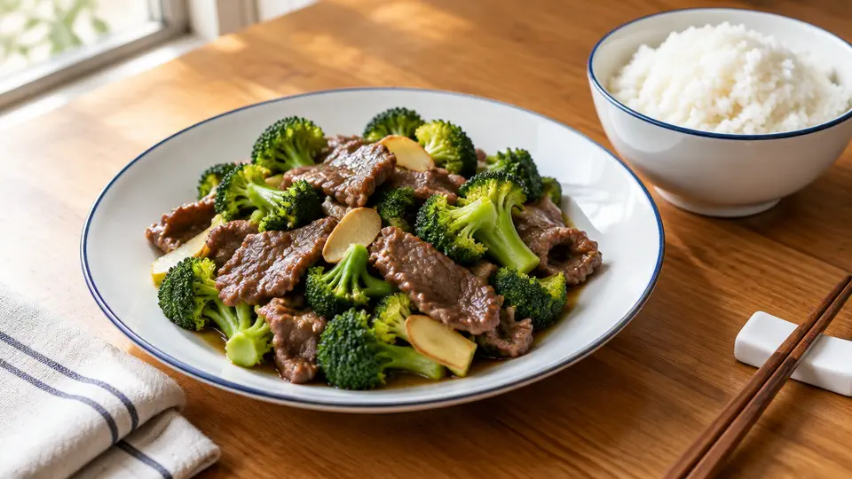 西蘭花炒牛肉