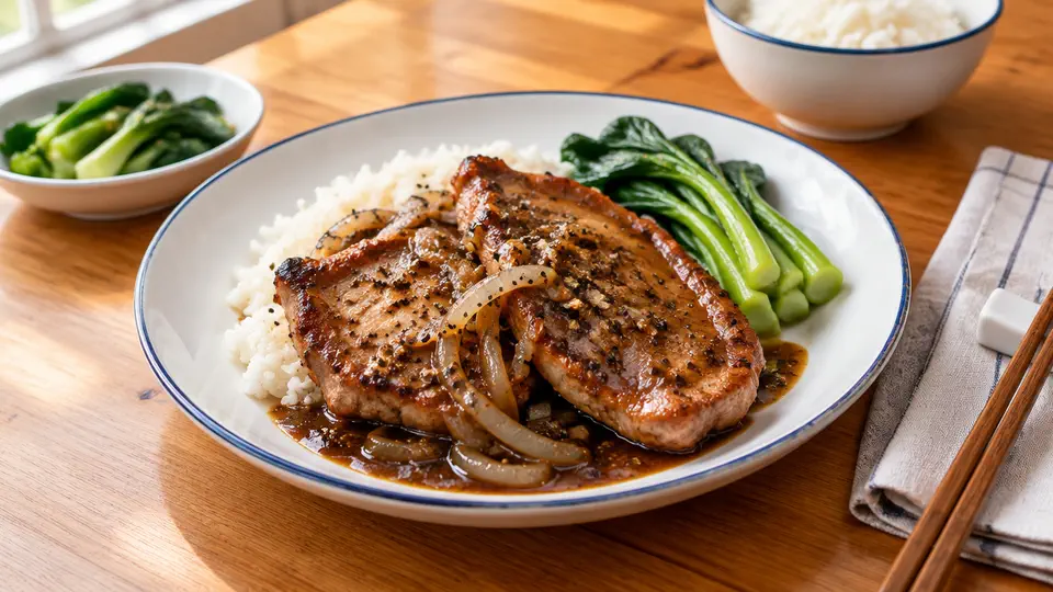 黑椒豬扒飯