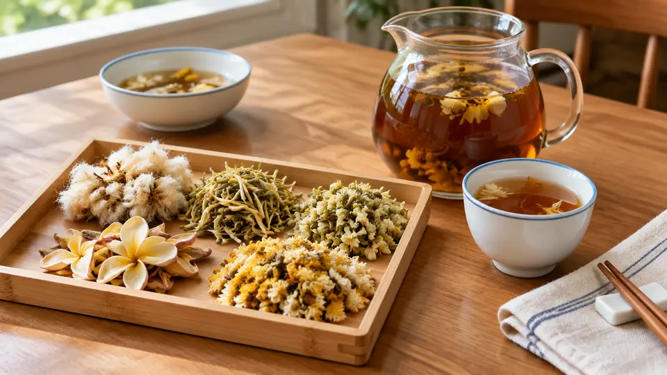 木棉花五花茶
