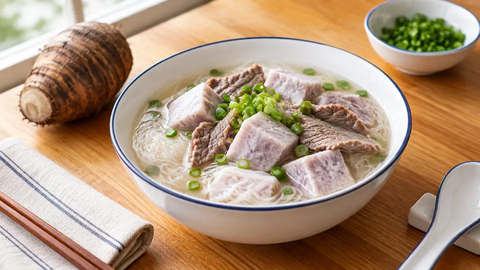 芋頭牛肉湯米粉