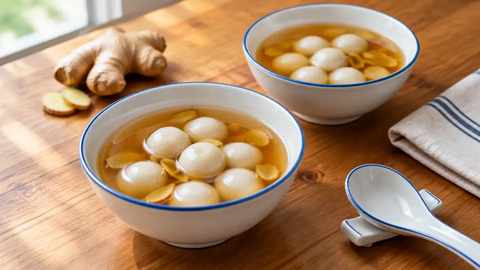 紅糖薑汁湯圓