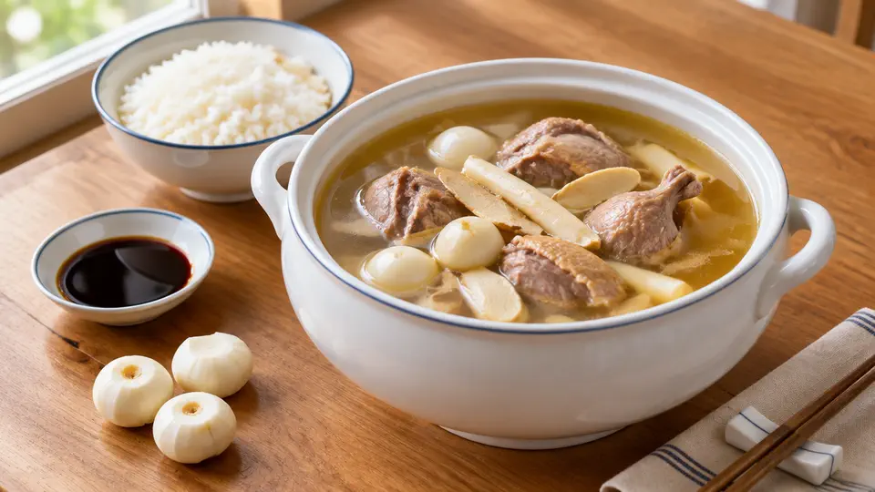 沙參玉竹馬蹄老鴨湯