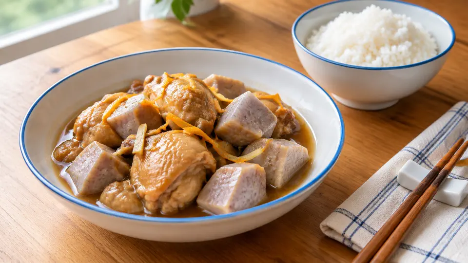 陳皮芋頭燜雞飯