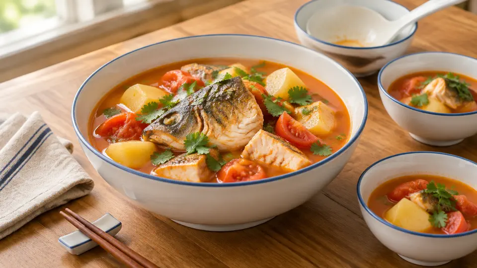 番茄薯仔魚頭湯