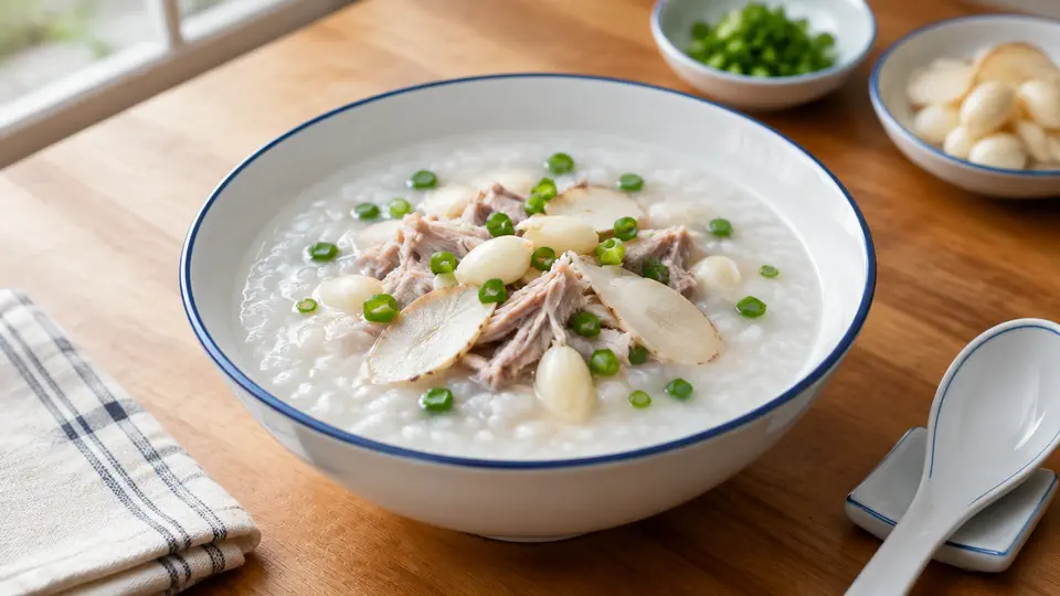 玉竹麥冬瘦肉粥