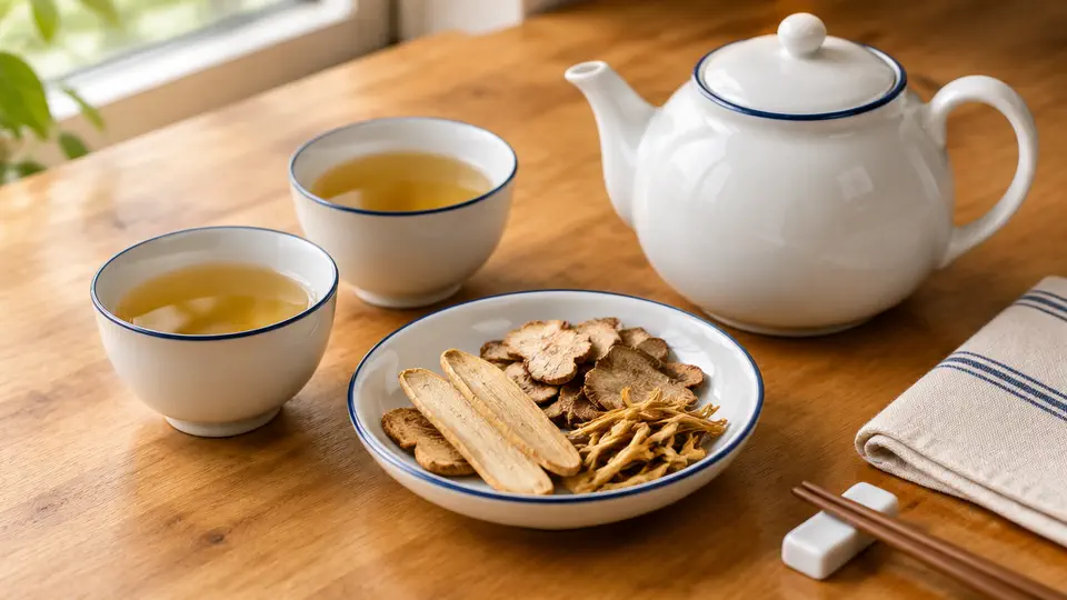 黃芪白朮防風茶