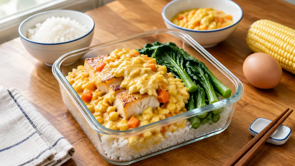粟米魚柳燴飯