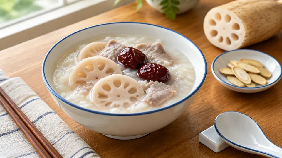 黃芪蓮藕瘦肉粥