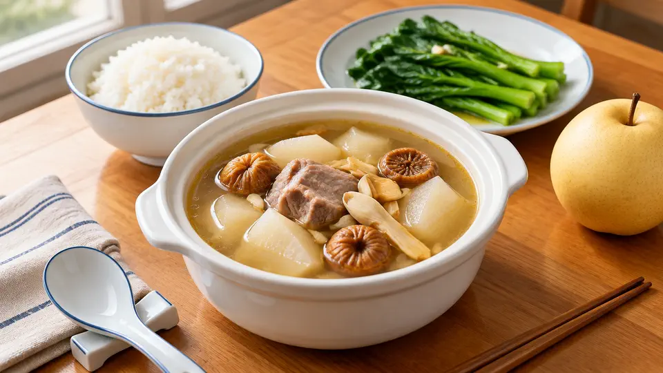 沙參玉竹雪梨瘦肉湯