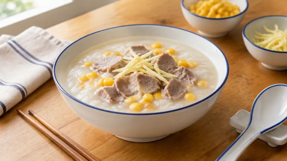 薑絲羊肉粟米粥