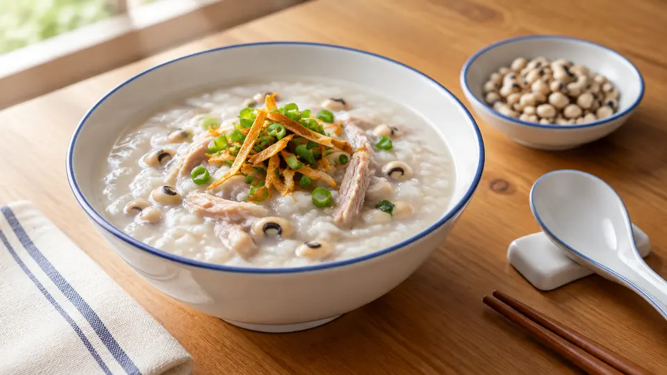 眉豆陳皮瘦肉粥
