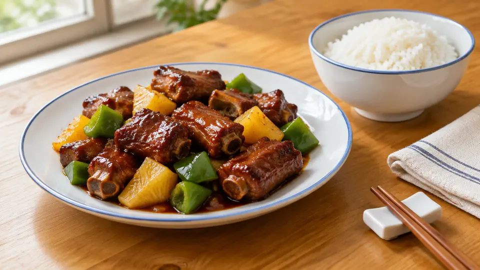 黑醋菠蘿排骨飯