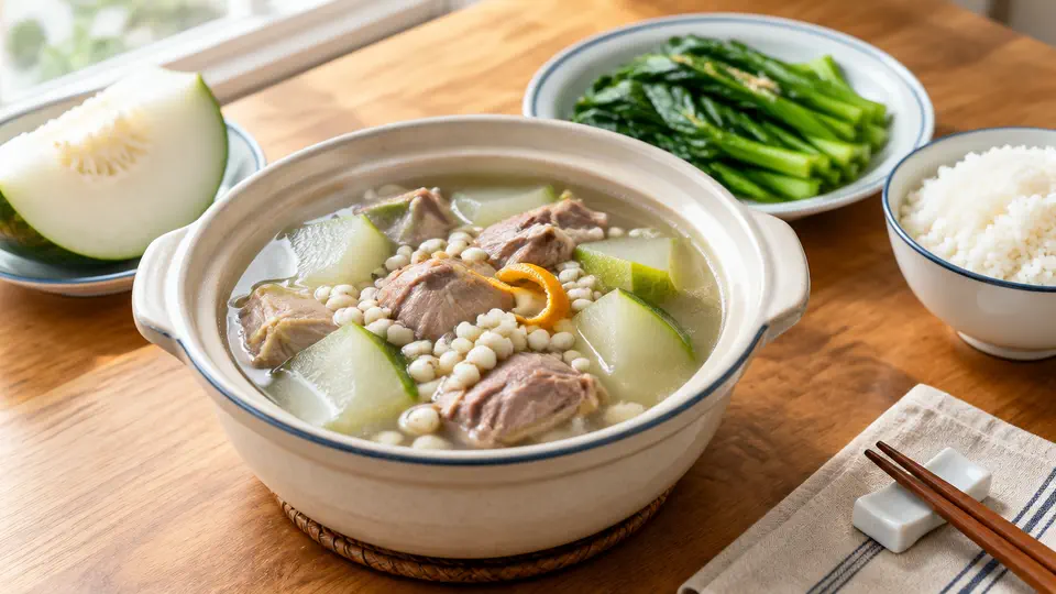 冬瓜薏米煲鴨湯