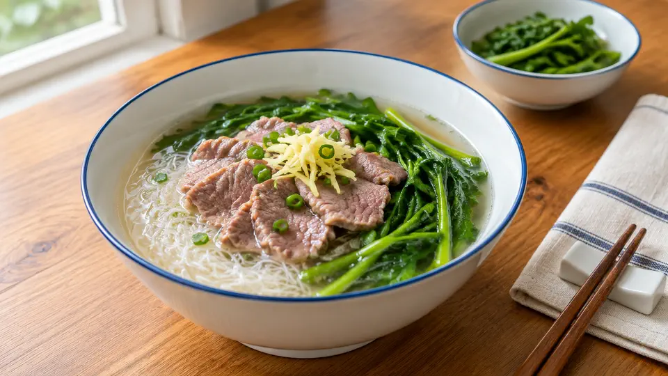 通菜牛肉湯米粉