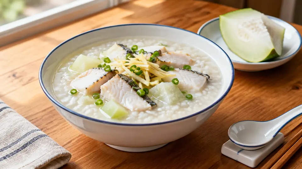 冬瓜生魚片粥